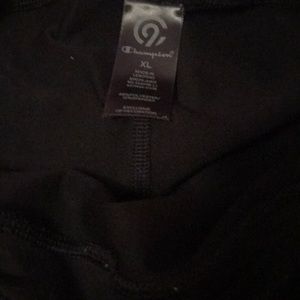 Champion Other - CROPPED BLACK LEGGINGS Champion Other - CROPPED BLACK LEGGINGS
